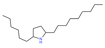 2-Hexyl-5-nonylpyrrolidine