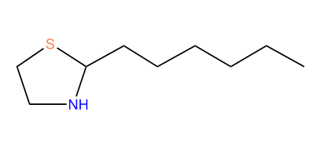 2-Hexylthiazolidine