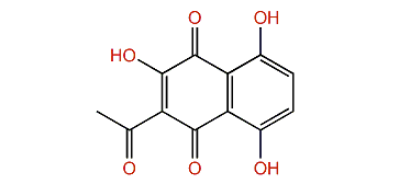 2-Acetyl-3,5,8-trihydroxy-1,4-naphthoquinone