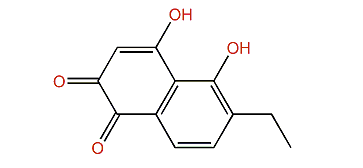 6-Ethyl-4,5-dihydroxynaphthalene-1,2-dione