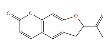 2-Isopropenyl-2,3-dihydro-7H-furo[3,2-g]chromen-7-one