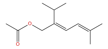 (E)-2-Isopropyl-5-methyl-2,4-hexadienyl acetate