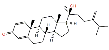 20-Hydroxyergosta-1,4,24(28)-trien-3-one