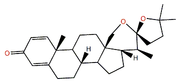 (20R,22R)-18,22-22,25-Diepoxycholesta-1,4-dien-3-one
