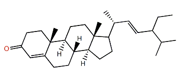 (20R,22E)-24-Ethylcholesta-4,22-dien-3-one