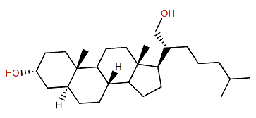 (20R)-Cholestane-3a,21-diol