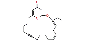(14Z,17Z,20Z)-21-Ethyl-2,6-epoxy-1-oxa-2,5,14,17,20-cycloheneicosapentaen-11-yn-4-one