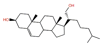 Cholest-5-en-3b,21-diol
