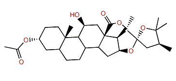 22,25-Epoxy-3a-acetoxy-11b-hydroxy-24-methylfurostan-18,20-olide