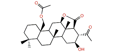 22-Acetoxy-16b-hydroxy-24-methyl-24-oxo-25,12b-scalaranolide