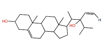22-Isopropylchola-5,23-dien-3,22-diol