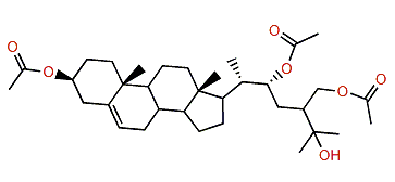 (22R,24)-Methylcholest-5-en-3b,22,25,28-tetraol-3,22,28-triacetate