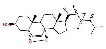(22xi,23xi,24xi)-5a,8a-Epidioxy-23-demethylgorgost-6-en-3b-ol