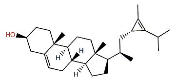 (23R)-23,28-Cyclostigmasta-5,24(28)-dien-3b-ol
