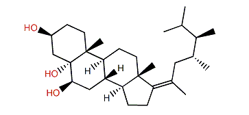 (23R,24R)-23,24-Dimethylcholest-17(20)-en-3b,5a,6b-triol