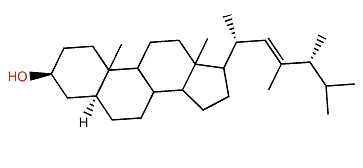 (22E,24R)-23,24-Dimethyl-5a-cholest-22-en-3b-ol
