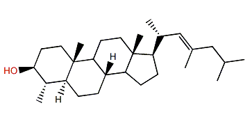 (22E)-4a,23-Dimethyl-5a-cholest-22-en-3b-ol