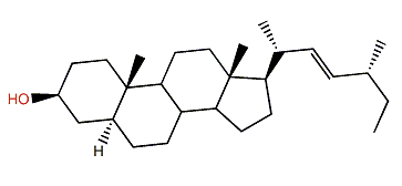 (22E,24R)-24-Methyl-27-nor-5a-cholest-22-en-3b-ol