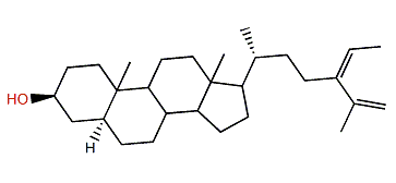 (24Z)-24-Ethyl-5a-cholesta-24(28),25-dien-3b-ol