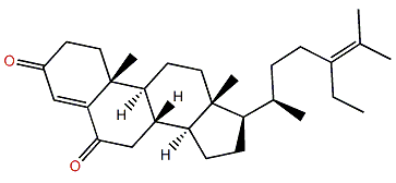 24-Ethylcholesta-4,24-dien-3,6-dione