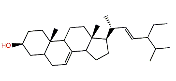 24-Ethylcholesta-7,22-dien-3b-ol