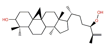 24-Hydroperoxycycloart-25-en-3b-ol