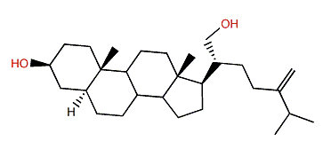 24-Methylene-5a-cholestane-3b,21-diol