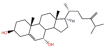 24-Methylenecholest-5-en-3b,7a-diol
