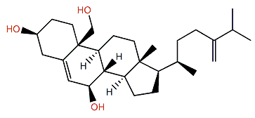 24-Methylenecholest-5-en-3b,7b,19-triol