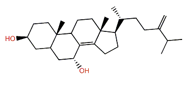 24-Methylenecholest-8(14)-en-3b,7a-diol