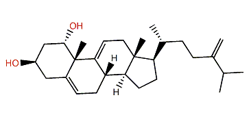 24-Methylenecholesta-5,9-dien-1a,3b-diol