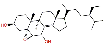 (24R)-5,6-Epoxystigmast-8(14)-en-3b,7a-diol