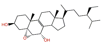 (24R)-5,6-Epoxystigmast-8-en-3b,7a-diol