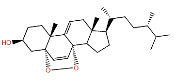 (24R)-5a,8a-Epidioxyergosta-6,9(11)-dien-3b-ol