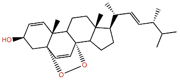 (22E,24R)-5a,8a-Epidioxyergosta-1,6,22-trien-3b-ol
