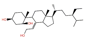 (7Z,24R)-24-Ethyl-5,6-secocholest-7-en-3b,5b,6-triol