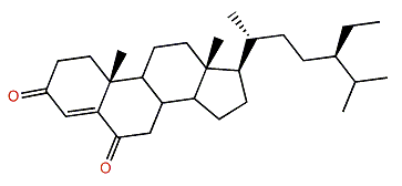 (24R)-24-Ethylcholest-4-en-3,6-dione
