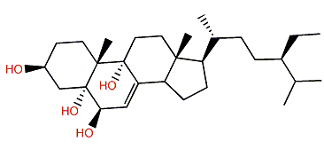 (24R)-24-Ethylcholest-7-en-3b,5a,6b,9-tetrol