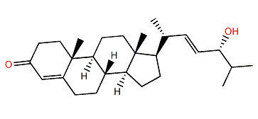 (22E,24R)-24-Hydroxycholesta-4,22-dien-3-one