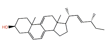 (22E,24R)-24-Methyl-27-norcholesta-5,7,9(11),22-tetraen-3b-ol
