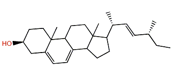(22E,24R)-24-MethyI-27-norcholesta-5,7,22-trien-3b-ol
