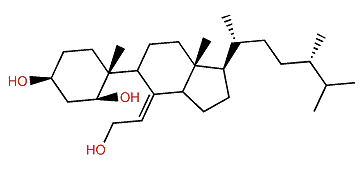 (7Z,24R)-24-Methyl-5,6-secocholest-7-en-3b,5b,6-triol