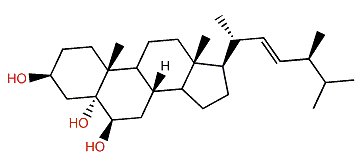(22E,24R)-24-Methylcholest-22-en-3b,5a,6b-triol
