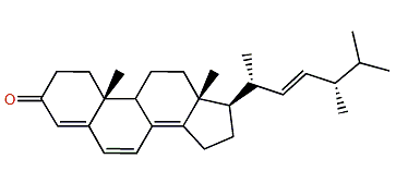 (22E,24R)-24-Methylcholesta-4,6,8(14),22-tetraen-3-one