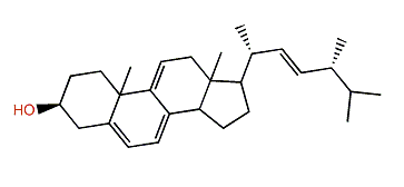 (22E,24R)-24-Methylcholesta-5,7,9(11),22-tetraen-3b-ol