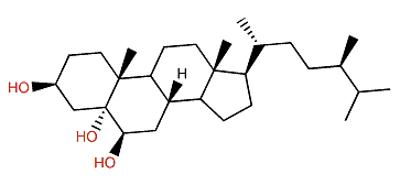 (24R)-24-Methylcholestane-3b,5a,6b-triol