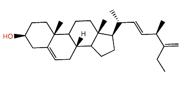 (22E,24R)-24,26-Dimethylcholesta-5,22,25(27)-trien-3b-ol