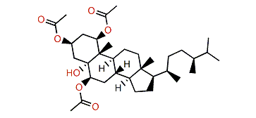 (24S)-Ergostane-1b,3b,5a,6b-tetrol-1,3,6-triacetate