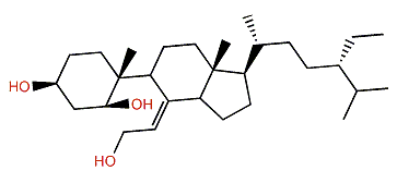 (7Z,24S)-24-Ethyl-5,6-secocholest-7-en-3b,5b,6-triol