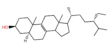 (24S)-24-Ethyl-5a-cholest-8-en-3b-ol
